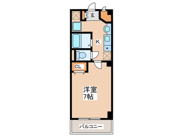 VINEルミエール大国町の物件間取画像